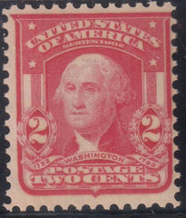 US 319 Bureau & Regular Issues Mint NH F-VF Pale Scarlet Shade