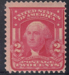 US 319Fi Bureau & Regular Issues Mint NH Barely F Carmine Type II