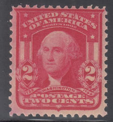 US 319Fi Bureau & Regular Issues Mint NH F-VF Deep Carmine Type II Pristine!