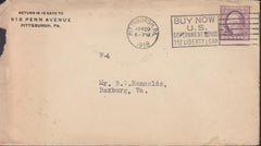 US 483 FDCS Shermack III Stamp Centered To Top, Cover Trimmed Left; Toned On Reverse Only