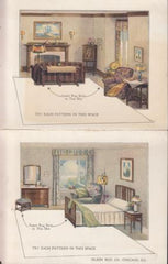 US 575 FDCS Chicago Precancel Shermack III VF Stamp On Edge, Flow Cover Due To Very Heavy Contents Still Present. Olsen Rug Advertising 5 Pieces, Mostly Multicolor Incl. Spectacular Piece Allowing You To Compare Rug Sample Colors On Your Floor!