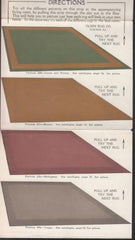 US 575 FDCS Chicago Precancel Shermack III VF Stamp On Edge, Flow Cover Due To Very Heavy Contents Still Present. Olsen Rug Advertising 5 Pieces, Mostly Multicolor Incl. Spectacular Piece Allowing You To Compare Rug Sample Colors On Your Floor!