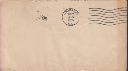 US 577 FDCS Shermack III Chicago Dec. 23, 1925 VF Stamp On VF Window Env.
