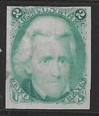 US 73TCc Essays and Proofs F-VF Mint Slight Margin Stain Left