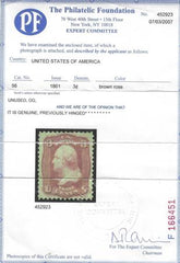 US 65E15h Essays and Proofs VF-XF Mint LH 3 cent August Issue (#56) PF Cert