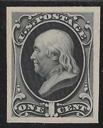 US 156TC4a Essays and Proofs Mint Atlanta Card Proof in Black