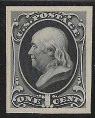 US 156TC4a Essays and Proofs Mint Atlanta Card Proof in Black