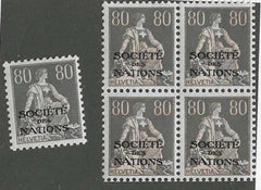 Swiss 2O25 Worldwide F-VF NH(See Description for Prices)