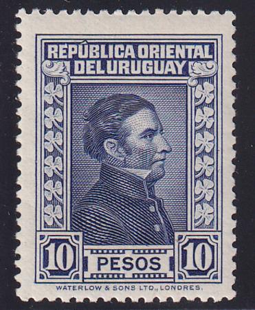 Uruguay Unused LH VF 10 Peso Key Value