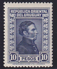 Uruguay Unused LH VF 10 Peso Key Value