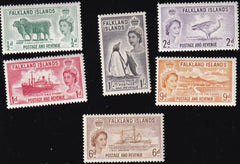 Falkland Islands 122-127 LH F-VF