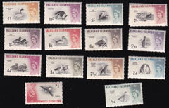 Falkland Islands 128-142 Very LH VF Toning Spots On 130+138(Cr $17)