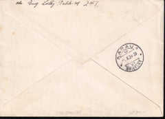 Switzerland 226 NABA S/S On VF Reg. Cover Oct. 1, 1934 To Aaraua Backstomped Oct 1.