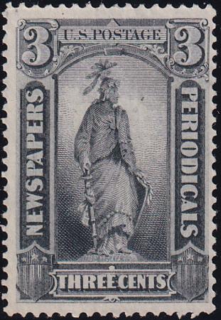 US PR10 Newspaper Mint F-VF No Gum
