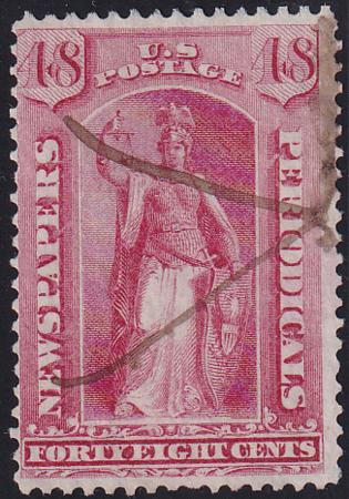 US PR19 Newspaper Used Just F Pen Cancel As Valued By Scott