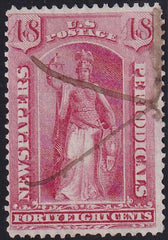 US PR19 Newspaper Used Just F Pen Cancel As Valued By Scott