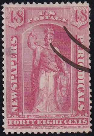 US PR19 Newspaper Used F Pen Cancel As Priced - Small Thin