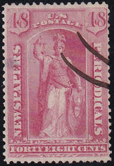 US PR19 Newspaper Used F Pen Cancel As Priced - Small Thin