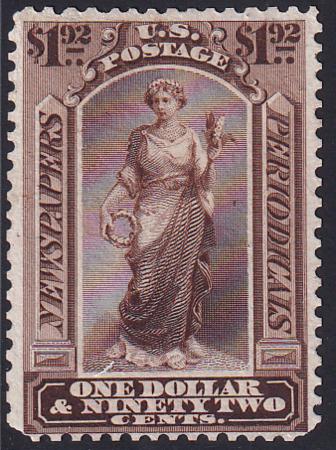 US PR24 Newspaper Mint Just F No Gum Minor Perf Flaws