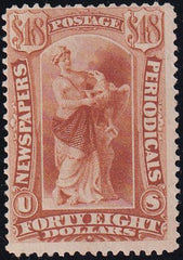 US PR78 Newspaper Mint F No Gum