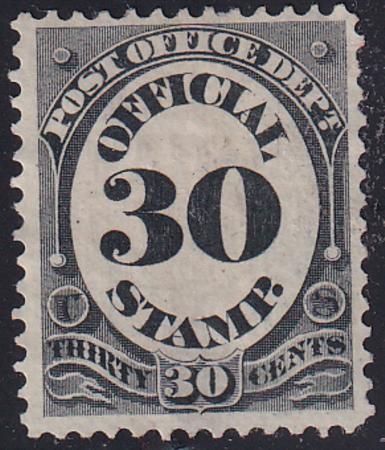 US O55 Officials Mint F-VF No Gum