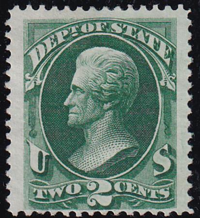 US O58 Officials Mint F-VF No Gum - 3 Very Large Margins
