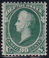 US O67 Officials Mint H Just F Regummed