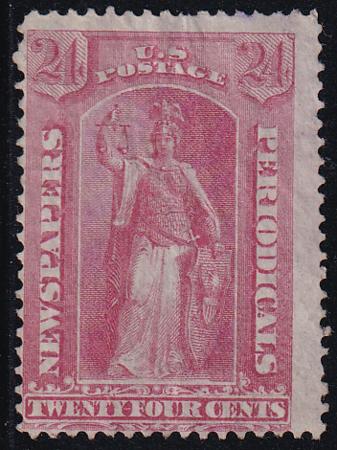 US PR17 Newspaper Stamps Used Just F Slightly Soiled, Counted As Used