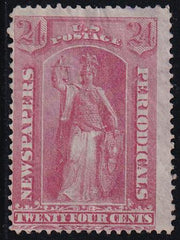 US PR17 Newspaper Stamps Used Just F Slightly Soiled, Counted As Used