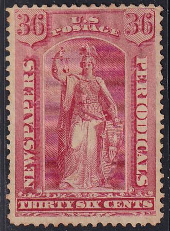 US PR18 Newspaper Stamps Mint F-VF No Gum