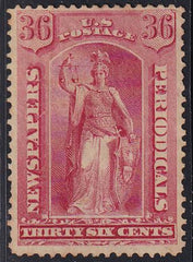 US PR18 Newspaper Stamps Mint F-VF No Gum