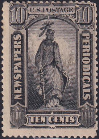 US PR62 Newspaper Stamps Mint AVE-F Thin Spot