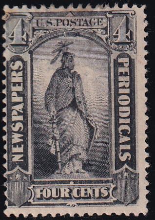 US PR59 Newspaper Stamps Mint H AVE Back Faults