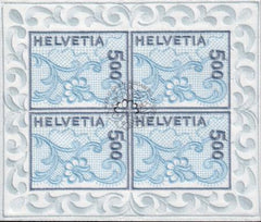 Swiss 1075a -2000 Embroidery M/S of 4 w/ FD Cancel