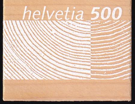 Swiss 1188 - 2004 "Wood" Stamp