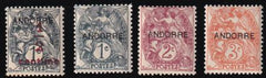 French Andorra 1-3, P1 F-VF NH Single, P1 1931 1st Issue