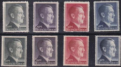 Germany 1M-5M Hitler Heads NH F-VF Set of 8