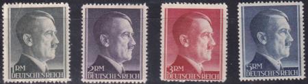 Germany 1M-5M Hitler Heads NH F-VF Set of 4