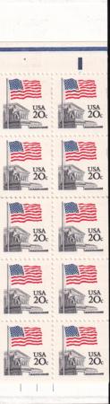 US Booklet BK140A Mint NH XF Plate #4