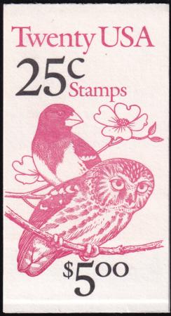 US Booklet BK160 Mint NH XF Plate #2122 2 Buds