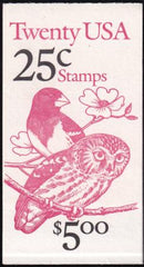 US Booklet BK160 Mint NH XF Plate #2122 2 Buds
