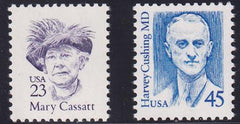 US 2181d, 2188b Mint NH VF Untagged Errors