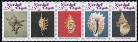 US 119-23 Trust Territories Marshall Islands NH VF Seashells