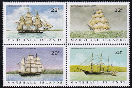 US 132-35 Trust Territories Marshall Islands NH VF Whaling Ships