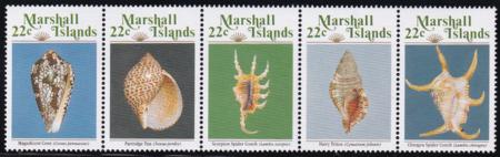 US 152-56 Trust Territories Marshall Islands NH VF Seashells