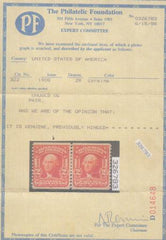 US 322 Bureau & Regular Issues Mint LH F-VF Single, PF Cert For Left Stomp In Pair Very Fresh!