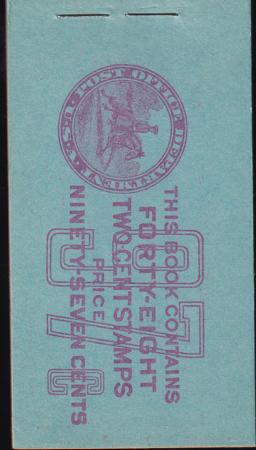 US BK94 Mint VF 806b 3mm 8 F-VF Panes In a VF Booklet