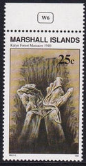 US 348(W6) Trust Territories Marshall Islands WWII Anniversaries NH VF Katyn Forest