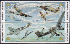 US 261-64(W14) Trust Territories Marshall Islands WWII Anniversaries NH VF Battle Of Britain