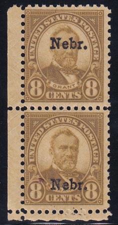 US 677var Mint AVE-F Wide Spacing Pair, Under-Priced + Scarce!